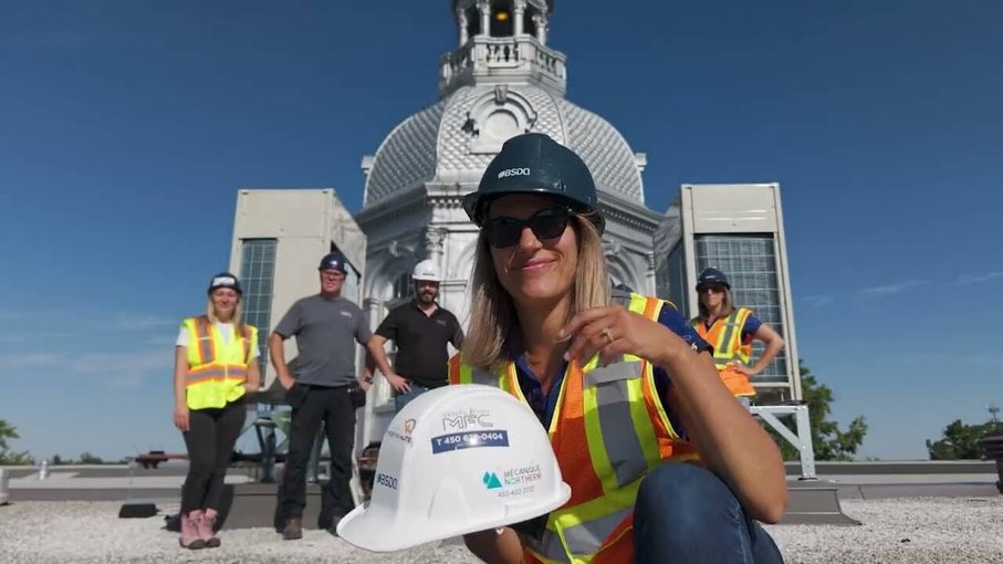 Le BSDQ débarque sur le chantier de Ventilation MFC